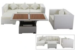 OUTFLEXX Loungemöbel-Set, Weiß, Polyrattan, Für 5 Personen, Inkl. Loungetisch, Wasserfeste Kissenbox -Kettler Verkäufe 1 2523 BOX D.jpg