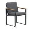 OUTFLEXX Alexander Stuhl, Mattgrau, Alu/Teak, 58x55x81cm, MitArmlehnen, Inkl. Polster -Kettler Verkäufe 20119 01.jpg