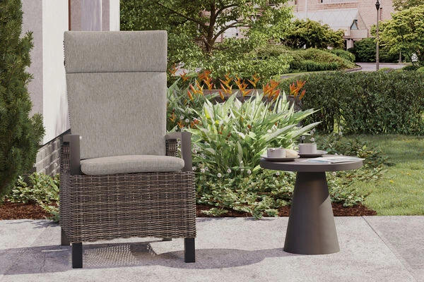 SIENA GARDEN Corido Dining Sessel, Charcoal, Alu / Gardino®-Geflecht, 76x62x109 Cm, Verstellbar 4 SIENA GARDEN Corido Dining Sessel, Charcoal, Alu / Gardino®-Geflecht, 76x62x109 Cm, Verstellbar – Bild 2