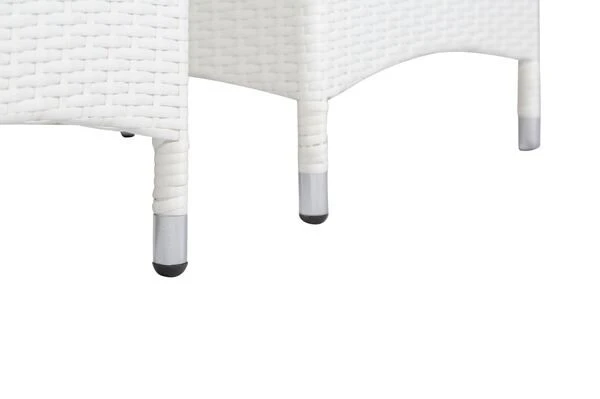 OUTFLEXX 2er Set Dining Sessel, Weiß, Polyrattan, 55 X 65 X 112 Cm, Rücken Stufenlos Verstellbar 22 OUTFLEXX 2er Set Dining Sessel, Weiß, Polyrattan, 55 X 65 X 112 Cm, Rücken Stufenlos Verstellbar – Bild 20