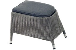 Ploß Vigo Fußhocker, Stahlgrau-meliert, Polyrattan, 56x54x40cm, Inkl. Polster -Kettler Verkäufe 21632 2.jpg