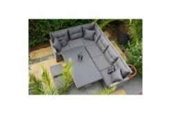 Ploß Vigo Dining-Lounge, Stahlgrau-meliert, Polyrattan, 7 Tlg., 5-6 Pers., 146x85cm, Inkl. Polster -Kettler Verkäufe 21634 10.jpg