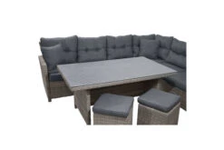 Ploß Vigo Dining-Lounge, Stahlgrau-meliert, Polyrattan, 7 Tlg., 5-6 Pers., 146x85cm, Inkl. Polster -Kettler Verkäufe 21634 4.jpg