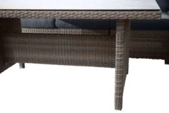 Ploß Vigo Dining-Lounge, Stahlgrau-meliert, Polyrattan, 7 Tlg., 5-6 Pers., 146x85cm, Inkl. Polster -Kettler Verkäufe 21634 8.jpg