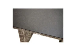 Ploß Rabida Lounge-Tisch, Champagner-meliert, Polyrattan, 140x85cm, Glasplatte In Steinoptik -Kettler Verkäufe 21637 3.jpg