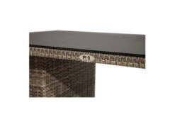 Ploß Rabida Lounge-Tisch, Champagner-meliert, Polyrattan, 140x85cm, Glasplatte In Steinoptik -Kettler Verkäufe 21637 4.jpg