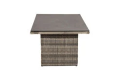 Ploß Rabida Lounge-Tisch, Champagner-meliert, Polyrattan, 140x85cm, Glasplatte In Steinoptik -Kettler Verkäufe 21637 6.jpg