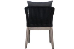 Ploß Arendal Diningsessel, Schwarz/grau, Rope/FSC-Akazie, 58,5x61,5x87cm, Inkl. Polster -Kettler Verkäufe 21640 10.jpg