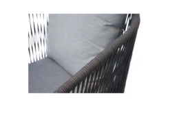 Ploß Arendal Diningsessel, Schwarz/grau, Rope/FSC-Akazie, 58,5x61,5x87cm, Inkl. Polster -Kettler Verkäufe 21640 7.jpg