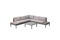 Ploß Arendal Ecklounge-Set, Vintage-Look, Polyrattan/FSC-Akazie, 4 Tlg., 4-5 Pers., 75x75cm, Inkl. Polster -Kettler Verkäufe 21642 2.jpg