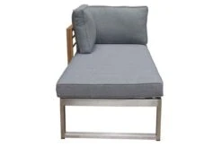 OUTFLEXX Ecklounge, Natur/grau, Edelstahl/Teak, 5 Personen, Inklusive Sessel Und Multifunktionstisch 100 X 70 Cm, Lehne Links -Kettler Verkäufe 21652 11.JPG 2