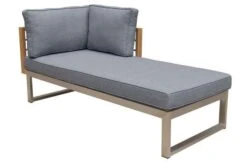 OUTFLEXX Ecklounge, Natur/grau, Edelstahl/Teak, 5 Personen, Inklusive Sessel Und Multifunktionstisch 100 X 70 Cm, Lehne Links -Kettler Verkäufe 21652 8 2.jpg 2