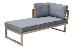 OUTFLEXX Ecklounge, Natur/grau, Edelstahl/Teak/Keramik, 5 Personen, Inklusive Sessel Und Multifunktionstisch 100 X 70 Cm, Lehne Links -Kettler Verkäufe 21652 9 1.jpg 1