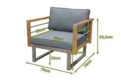 OUTFLEXX Sessel, Natur / Grau, FSC-Teak / Edelstahl / Olefin, 79x74x64 Cm -Kettler Verkäufe 21654 5 mass.JPG