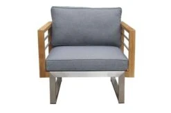 OUTFLEXX Sessel, Natur / Grau, FSC-Teak / Edelstahl / Olefin, 79x74x64 Cm -Kettler Verkäufe 21654 7.JPG