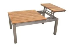 OUTFLEXX Ecklounge, Natur/grau, Edelstahl/Teak, 5 Personen, Inklusive Sessel Und Multifunktionstisch 100 X 70 Cm, Lehne Links -Kettler Verkäufe 21656 15.JPG