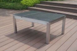 OUTFLEXX Multifunktionstisch, Grau Marmoriert, Glaskeramik / Edelstahl, 100/118x70/90x45/60cm, Platten Mehrfach Verstellbar -Kettler Verkäufe 21657 8.JPG