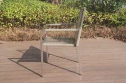 OUTFLEXX Stapelsessel, Grau, Edelstahl / Rope, 63x57x91 Cm -Kettler Verkäufe 21671 6.JPG