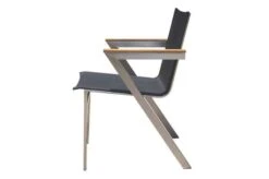 OUTFLEXX Stapelsessel, Schwarz, FSC-Teak / Edelstahl / Textilene, 60x56x85 Cm, Modernes Design 23 OUTFLEXX Stapelsessel, Schwarz, FSC-Teak / Edelstahl / Textilene, 60x56x85 Cm, Modernes Design -Kettler Verkäufe 21672 11.JPG