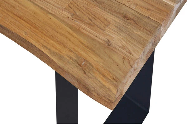 OUTFLEXX Trui Esstisch, Natur/anthrazit, Alu/recycled FSC-Teak, 200 X 100 Cm, U-Gestell 8 OUTFLEXX Trui Esstisch, Natur/anthrazit, Alu/recycled FSC-Teak, 200 X 100 Cm, U-Gestell – Bild 6