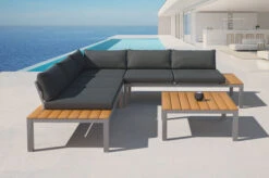 VILLANA Ecklounge, Silber/dunkelgrau, Alu/Holzimitat, 5 Personen, Inkl. Loungetisch, Seitenablagen Aus Holzimitat -Kettler Verkäufe 21735 1 CGI.jpg