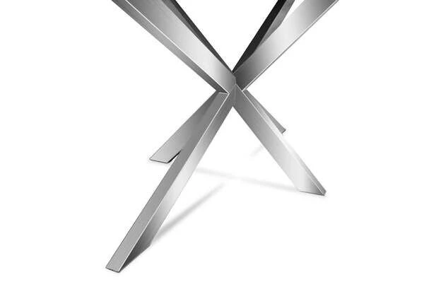 OUTFLEXX Esstisch, Grau, Granit / Edelstahl, 200x100 Cm, Modernes Design 9 OUTFLEXX Esstisch, Grau, Granit / Edelstahl, 200x100 Cm, Modernes Design – Bild 7