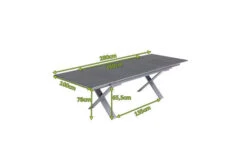 OUTFLEXX Ausziehtisch, Silber, Alu/Spraystone, 180/280x100cm, Schubladenauszug -Kettler Verkäufe 21749 5.jpg