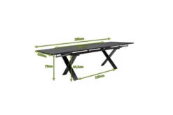 OUTFLEXX Ausziehtisch, Anthrazit, Alu/Spraystone, 180/280x100cm, Schubladenauszug -Kettler Verkäufe 21751 5.jpg