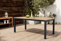 OUTFLEXX Ausziehtisch, Anthrazit Matt, Alu/FSC-Teak, 150/210x90cm, Synchronauszug Mit Butterfly-Funktion -Kettler Verkäufe 21778 02.jpg