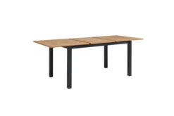 OUTFLEXX Ausziehtisch, Anthrazit Matt, Alu/FSC-Teak, 150/210x90cm, Synchronauszug Mit Butterfly-Funktion -Kettler Verkäufe 21778 6.jpg