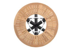 OUTFLEXX Esstisch, Anthrazit Matt, Alu/FSC-Teak, Ø150x75,5cm, Mit Glasinlay -Kettler Verkäufe 21780 3.jpg