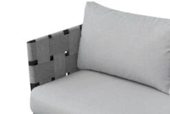 OUTFLEXX Ecklounge, Anthrazit Matt/hellgrau, Alu/Spuncrylic, 3-tlg., Tisch 76x76cm 4-5 Pers -Kettler Verkäufe 21793 6.jpg