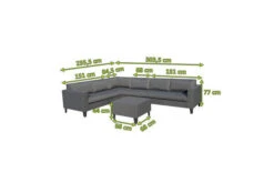 OUTFLEXX Ecklounge, Anthrazit Matt/dunkelgrau, Alu/Spuncrylic, 5-tlg., Tisch 68x68cm, 6-7 Pers -Kettler Verkäufe 21800 5.jpg
