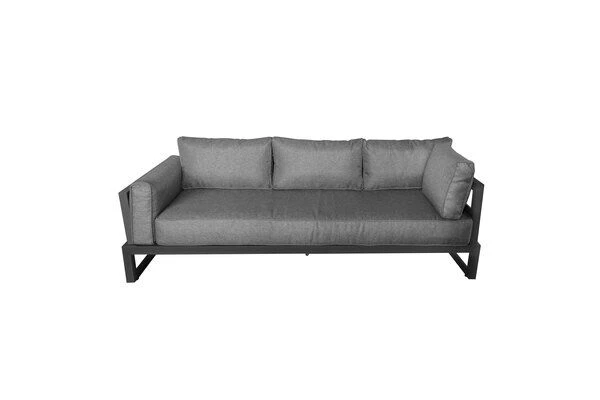OUTFLEXX Ecklounge, Anthrazit Matt/dunkelgrau, Alu/Spuncrylic, 3-tlg., Tisch 110x62cm, 5-6 Pers 10 OUTFLEXX Ecklounge, Anthrazit Matt/dunkelgrau, Alu/Spuncrylic, 3-tlg., Tisch 110x62cm, 5-6 Pers – Bild 8
