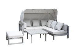OUTFLEXX Willis Loungemöbel, Hellgrau, Alu/Polyester, 4-5 Personen, Mit Faltbarem Dach, Inkl. Loungetisch Und Hocker -Kettler Verkäufe 21821 2.jpg