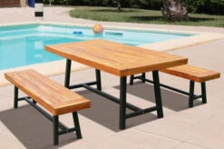 OUTFLEXX Esstisch, Natur/schwarz, Akazie, 172,5 X 90 Cm -Kettler Verkäufe 21925 8.jpg