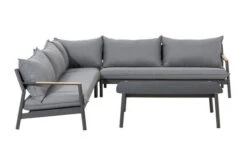 OUTFLEXX Monti Ecklounge, Dunkelgrau, Alu/FSC®-Teakholz/Polyester, 4-5 Personen, Inkl. Loungetisch Und Polster -Kettler Verkäufe 21927 3.jpg