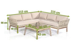 SUNNY SMART Bella Loungemöbel, Sand, Alu/Akazienholz/Polyrope, Inkl. Dekokissen, Inkl. Polster -Kettler Verkäufe 21968 3.jpg