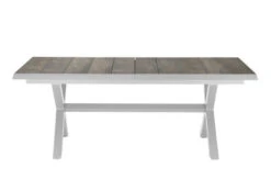 SIENA GARDEN Sincro Ausziehtisch, Matt Weiß-grau/washed Grey, Alu/Keramik, 200/260x100 Cm, Synchroner Auszugsmechanismus -Kettler Verkäufe 21998 9.jpg