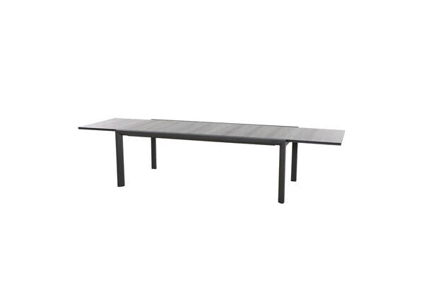 SIENA GARDEN Savina XL/Kingston Esstischgarnitur, Matt Graphit/grau/wood Look, Alu/Teak/Keramik/Texfabric, Tisch 220/340x108 Cm, 6 Multipos. 12 SIENA GARDEN Savina XL/Kingston Esstischgarnitur, Matt Graphit/grau/wood Look, Alu/Teak/Keramik/Texfabric, Tisch 220/340x108 Cm, 6 Multipos. – Bild 10