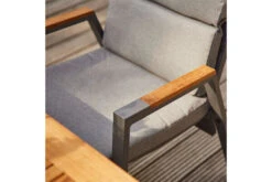 SIENA GARDEN Savona/Kingston Esstischgarnitur, Matt Graphit/grau/wood Look, Alu/Teak/Keramik/Texfabric, Tisch 220/340x108 Cm, 6 Stapelsessel -Kettler Verkäufe 22050 4.jpg