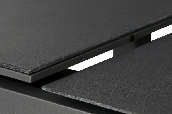 SIENA GARDEN Gomera II/Miros Esstischgarnitur, Matt Graphit/grau, Alu/Teak/Spraystone/Texfabric, Tisch 180/240x90 Cm, 8 Stapelsessel 8 SIENA GARDEN Gomera II/Miros Esstischgarnitur, Matt Graphit/grau, Alu/Teak/Spraystone/Texfabric, Tisch 180/240x90 Cm, 8 Stapelsessel – Bild 6