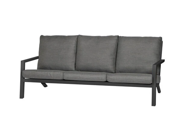 SIENA GARDEN Belia/Bellani Loungemöbel, Matt Anthrazit/grau, Alu/Keramik, Lifttisch 140x85 Cm, 1x 3-Sitzer, 2 Sessel 4 SIENA GARDEN Belia/Bellani Loungemöbel, Matt Anthrazit/grau, Alu/Keramik, Lifttisch 140x85 Cm, 1x 3-Sitzer, 2 Sessel – Bild 2