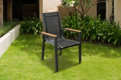 OUTFLEXX Esstischgarnitur, OUTFLEXX® Anthrazit Matt, Alu / Spraystone / Teak, Tisch 180/280x100cm, 4 Stapelsessel, 2 Multipo -Kettler Verkäufe 22130 4.jpg