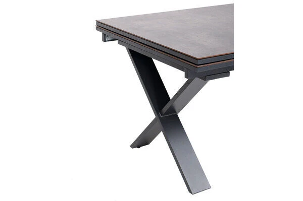 OUTFLEXX Esstischgarnitur, OUTFLEXX® Anthrazit Matt, Alu /HPL / Teak, Tisch 180/280x100cm, 8 Multipositionssessel 13 OUTFLEXX Esstischgarnitur, OUTFLEXX® Anthrazit Matt, Alu /HPL / Teak, Tisch 180/280x100cm, 8 Multipositionssessel – Bild 11