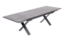 OUTFLEXX Esstischgarnitur, OUTFLEXX® Anthrazit Matt, Alu / HPL / Textil, Tisch 180/280x100cm, 6 Sessel, Stapelbar -Kettler Verkäufe 22164 10.jpg