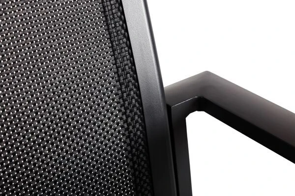 OUTFLEXX Esstischgarnitur, OUTFLEXX® Anthrazit Matt, Alu / Teak / Textil, Ausziehtisch 150/210x90cm, 4 Stapelsessel 18 OUTFLEXX Esstischgarnitur, OUTFLEXX® Anthrazit Matt, Alu / Teak / Textil, Ausziehtisch 150/210x90cm, 4 Stapelsessel – Bild 16