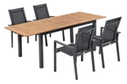 OUTFLEXX Esstischgarnitur, OUTFLEXX® Anthrazit Matt, Alu / Teak / Textil, Ausziehtisch 150/210x90cm, 4 Stapelsessel 21 OUTFLEXX Esstischgarnitur, OUTFLEXX® Anthrazit Matt, Alu / Teak / Textil, Ausziehtisch 150/210x90cm, 4 Stapelsessel -Kettler Verkäufe 22176 2.jpg