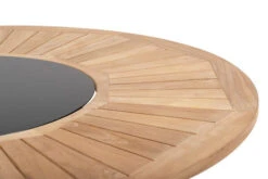 OUTFLEXX Esstischgarnitur, OUTFLEXX® Anthrazit Matt, Alu / Teak / Textil, Esstisch Ø 150 Cm, 5 Multipositionssessel -Kettler Verkäufe 22200 6.jpg