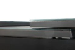 OUTFLEXX Premium Esstischgarnitur, OUTFLEXX® Anthrazit Matt, Alu / Glas / Teak, Tisch 180/240x100cm, 6 Multipositionssessel -Kettler Verkäufe 22205 14.jpg